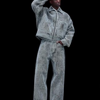 pantalones baggy textura