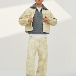 pantalones barrel print