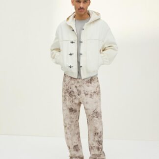 pantalones textura print